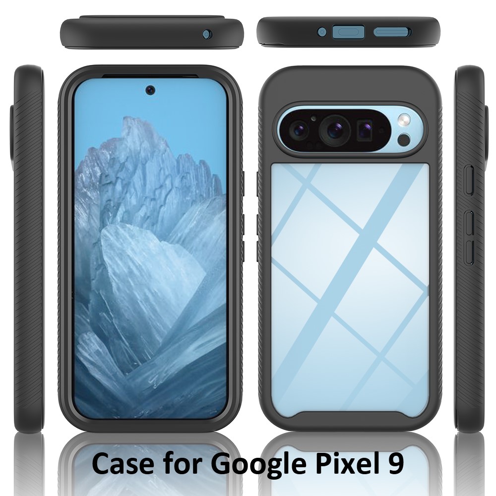  Google Pixel 9/9 Pro Skal Hybrid Defense Svart