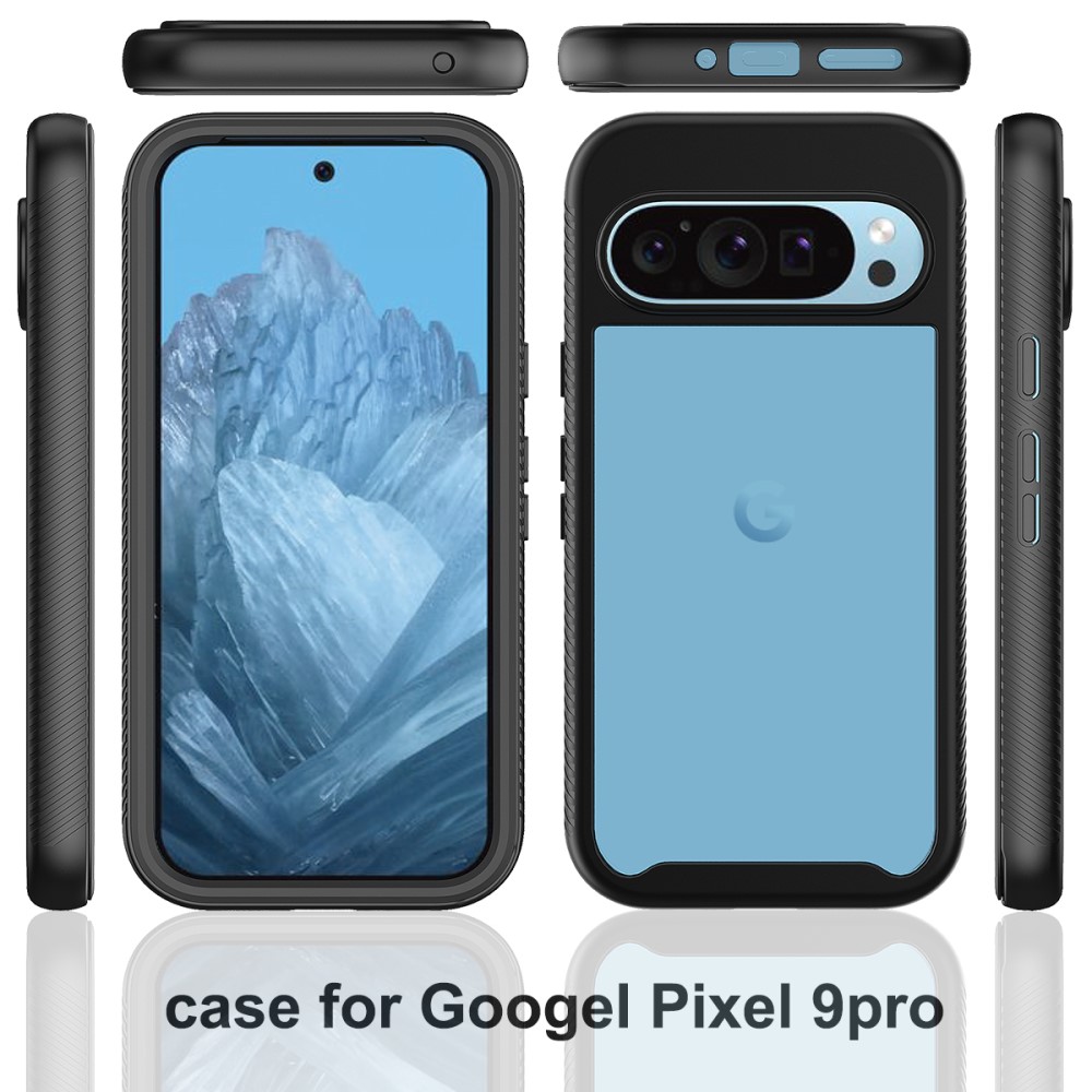  Google Pixel 9/9 Pro Skal 360 Defense Svart