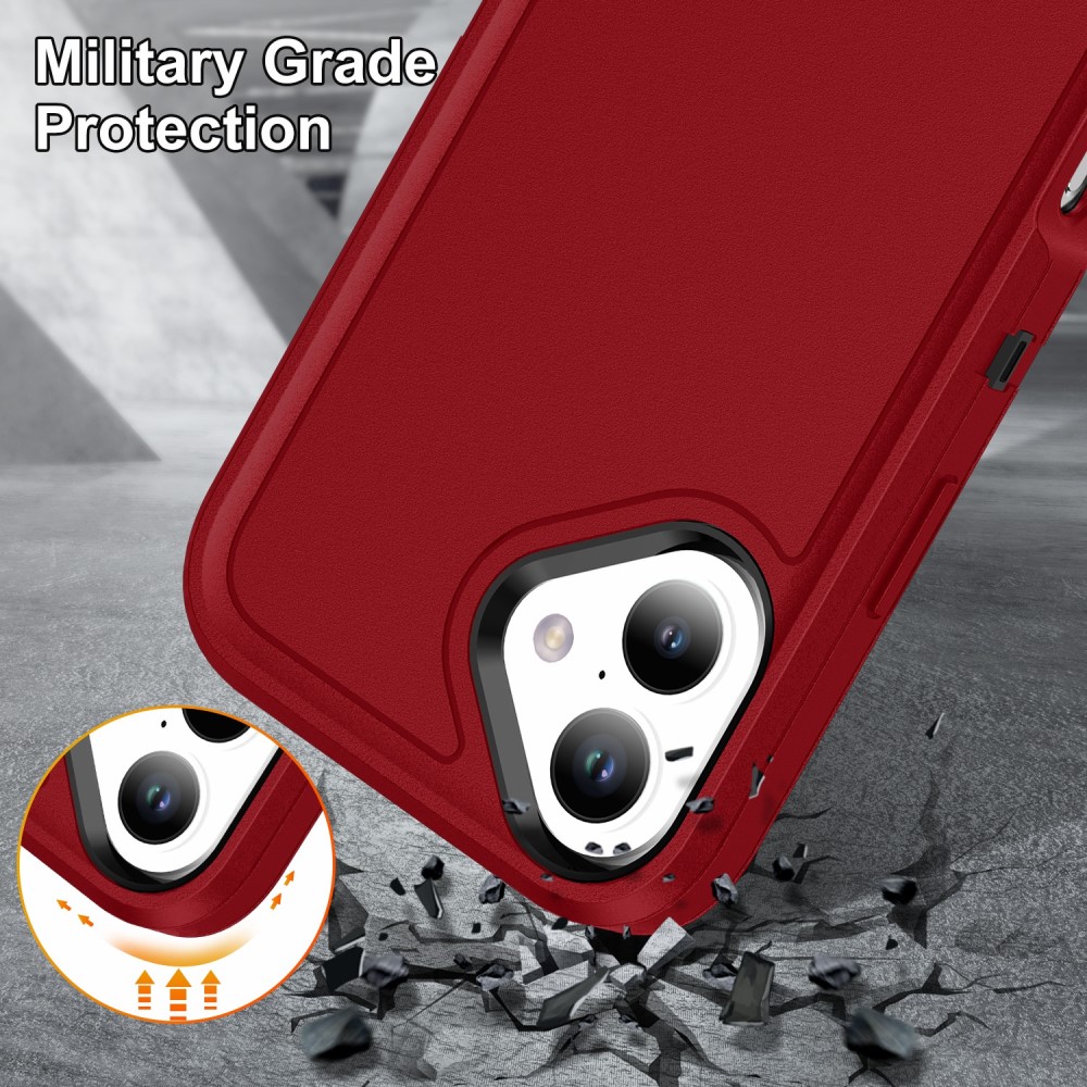  iPhone 16 Plus Skal Xtreme Shockproof Hybrid Röd