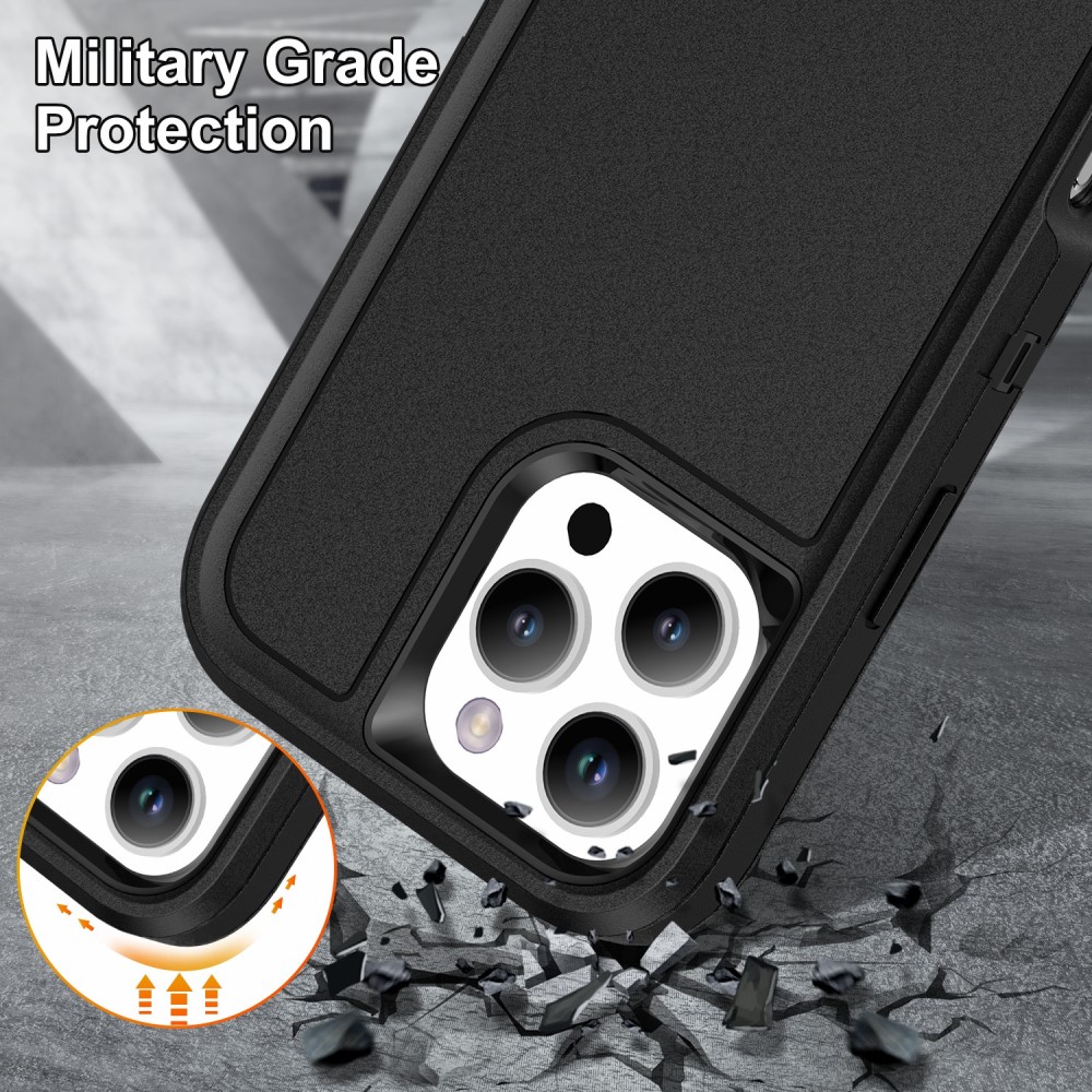  iPhone 16 Pro Skal Xtreme Shockproof Hybrid Svart