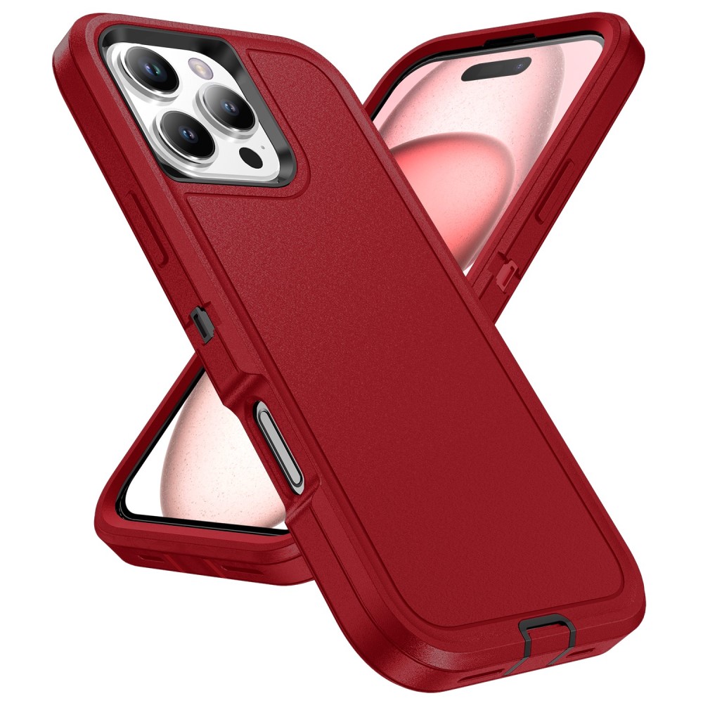  iPhone 16 Pro Skal Xtreme Shockproof Hybrid Röd