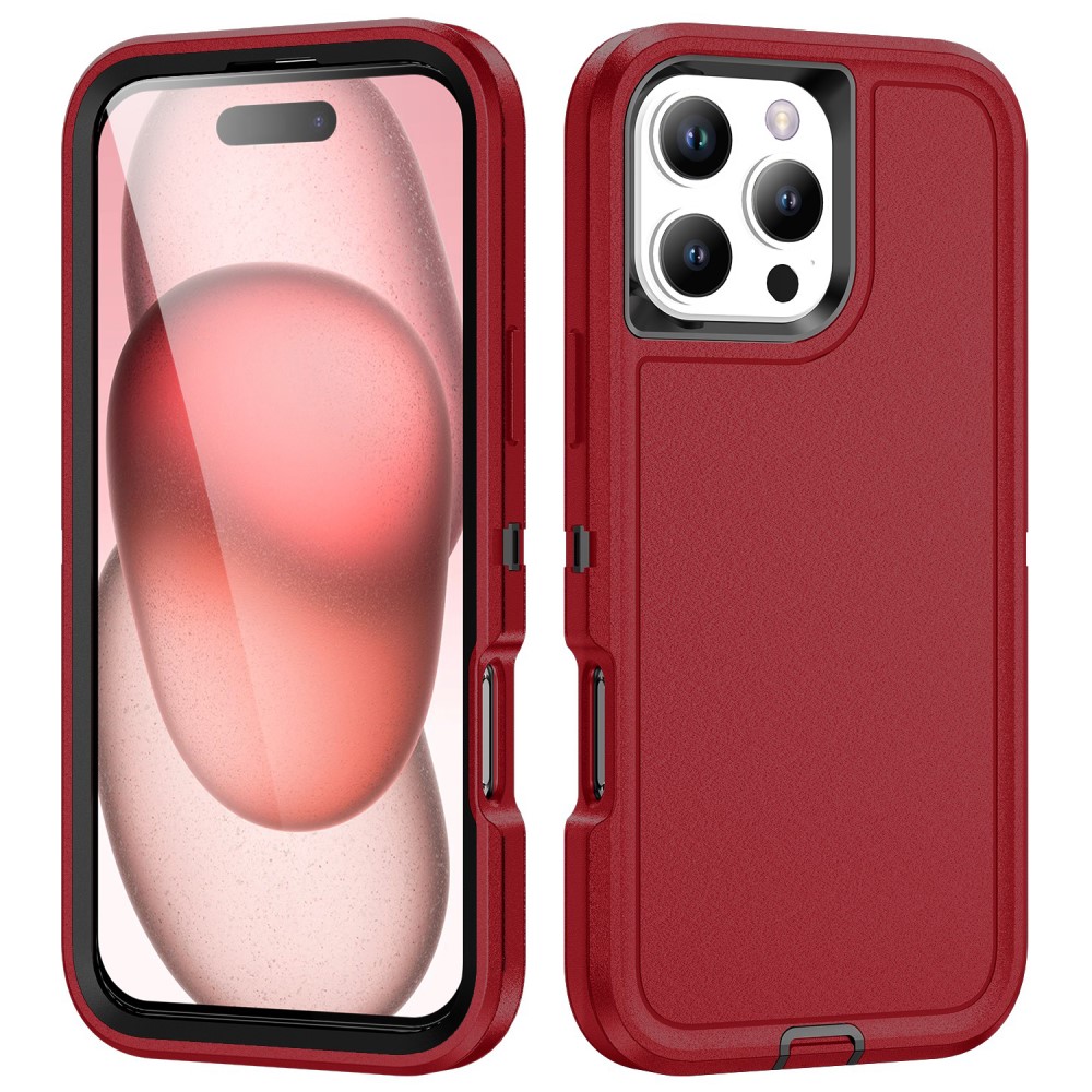  iPhone 16 Pro Max Skal Xtreme Shockproof Hybrid Röd
