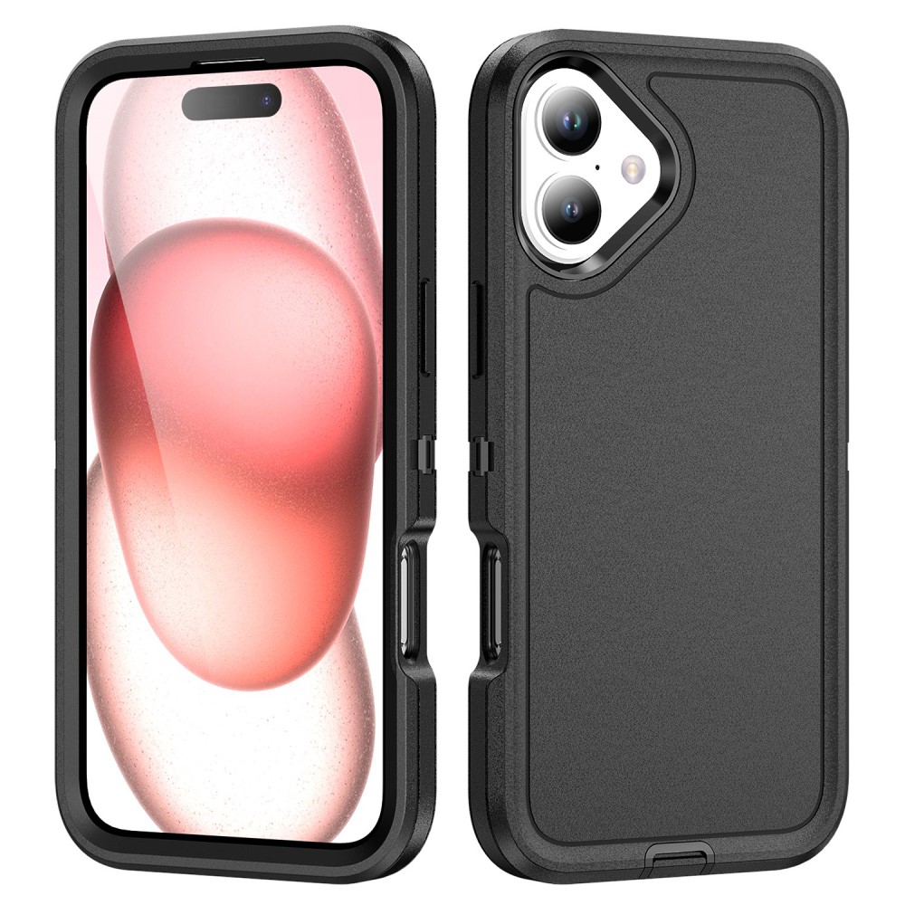  iPhone 16 Skal Xtreme Shockproof Hybrid Svart