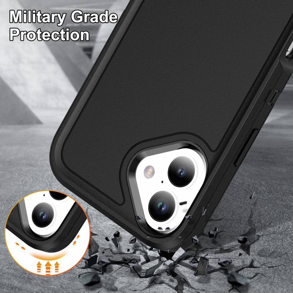  iPhone 16 Skal Xtreme Shockproof Hybrid Svart