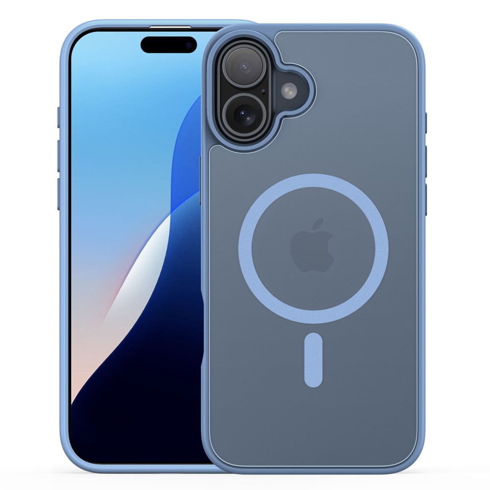 DUX DUCIS DUX DUCIS iPhone 16 Skal MagSafe Yind Series Matt Blå