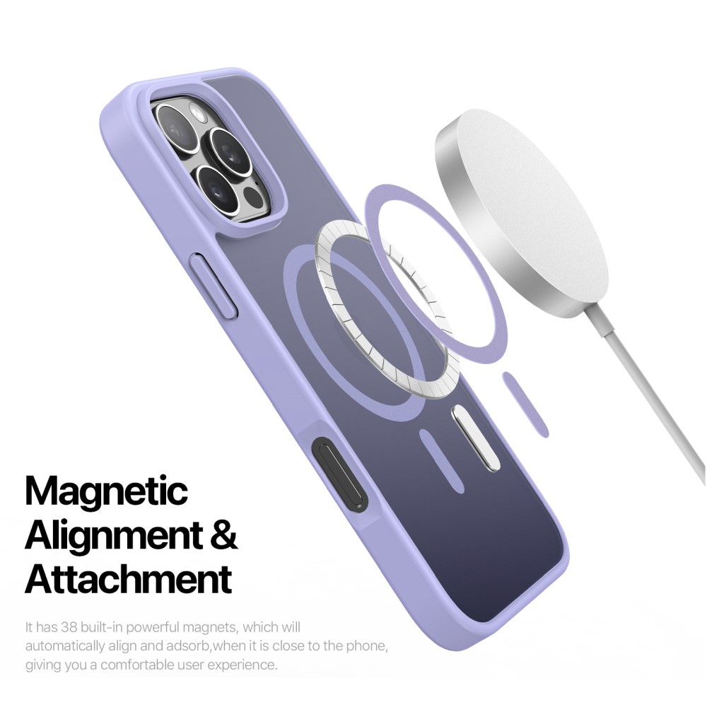 DUX DUCIS DUX DUCIS iPhone 16 Pro Max Skal MagSafe Yind Series Matt Lila