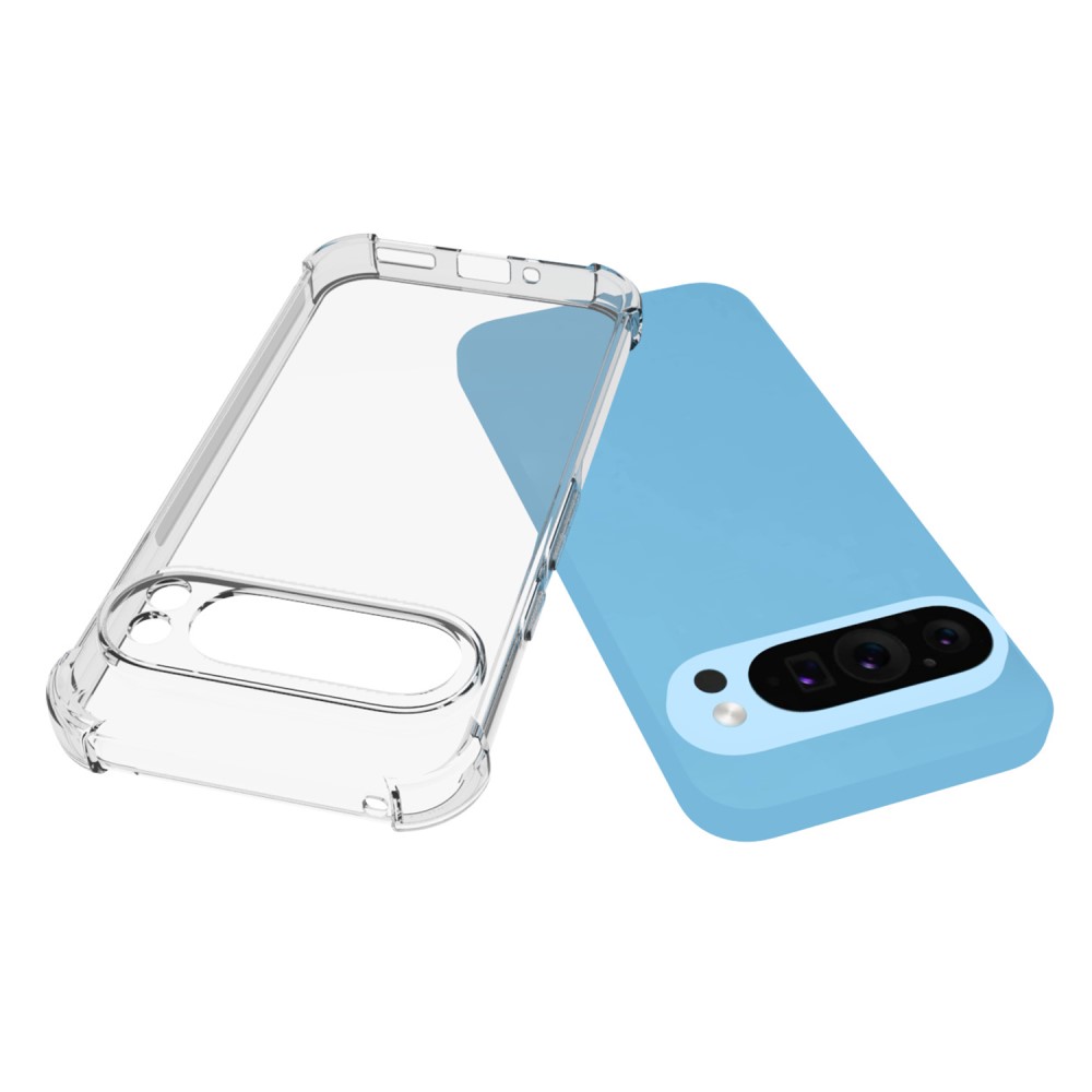  Google Pixel 9/9 Pro Skal Shockproof TPU Transparent