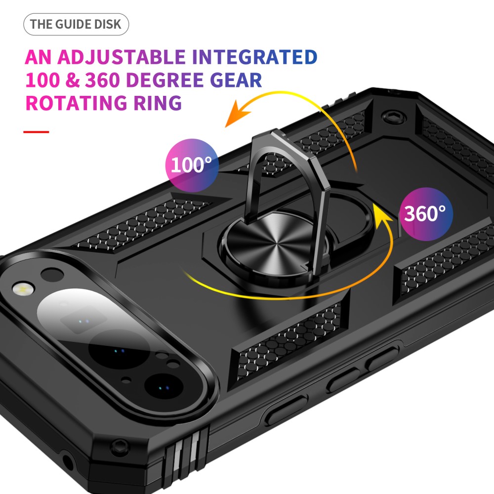  Google Pixel 9/9 Pro Skal Hybrid Armor Skal Svart