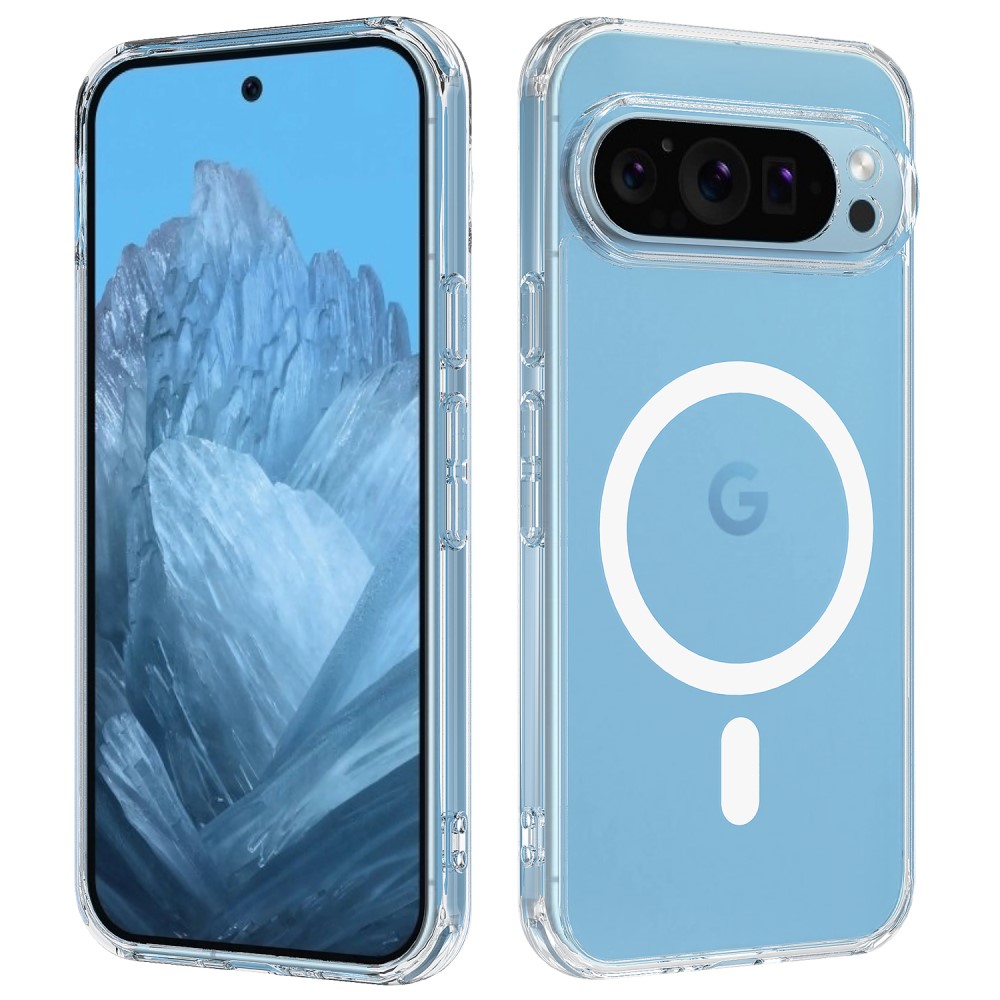  Google Pixel 9 Pro XL Skal MagSafe TPU/Akryl Transparent
