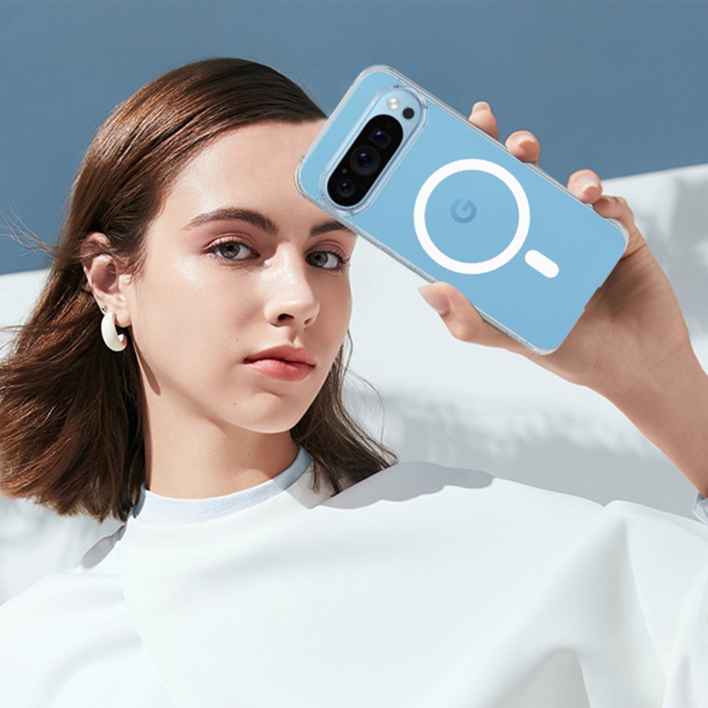  Google Pixel 9 Pro XL Skal MagSafe TPU/Akryl Transparent