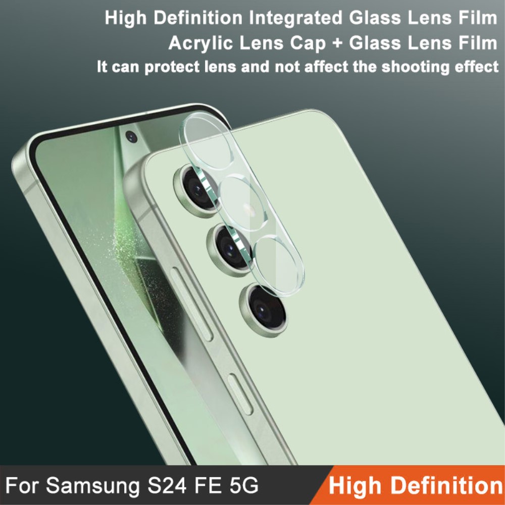 IMAK IMAK Samsung Galaxy S24 FE Linsskydd Härdat Glas Transparent