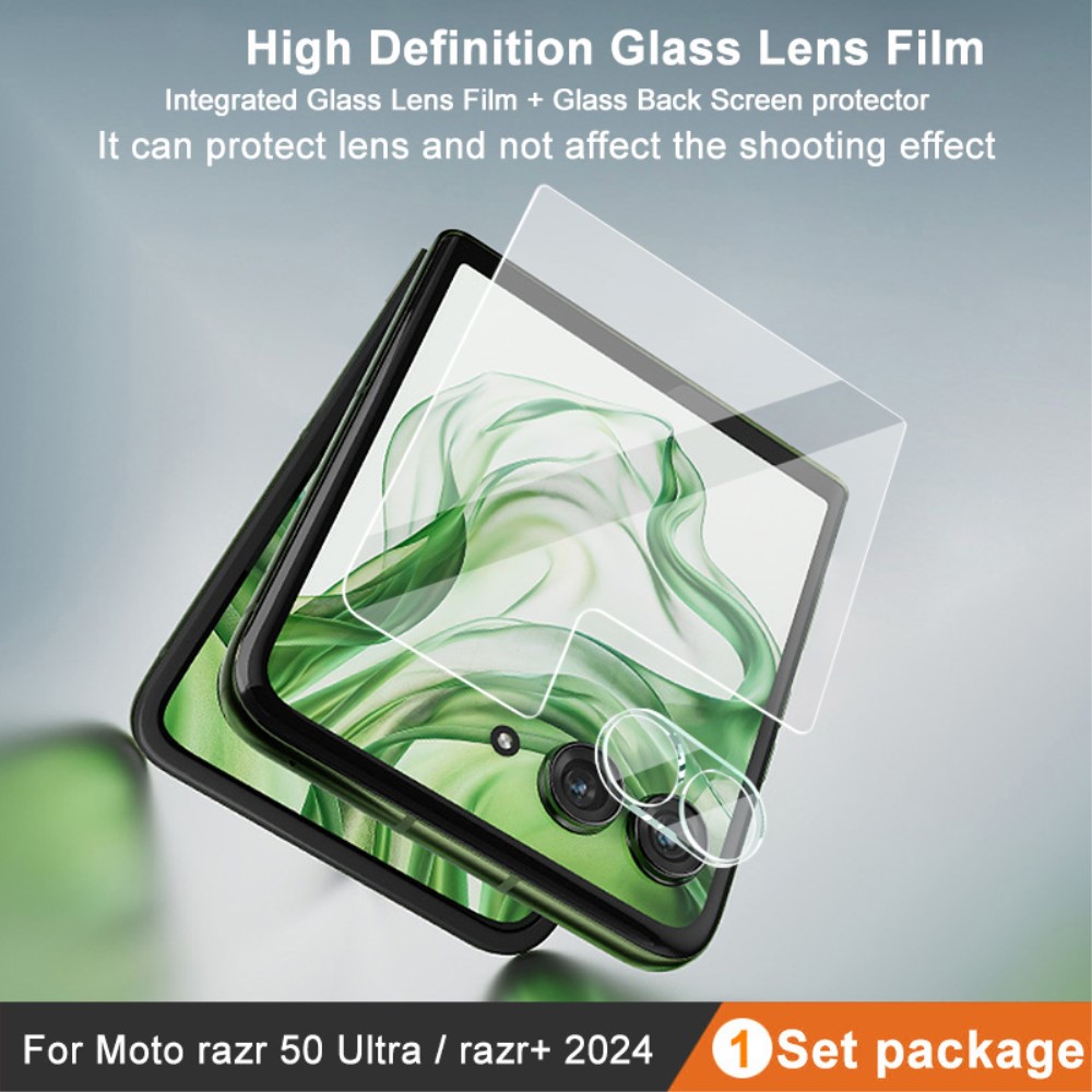 IMAK IMAK Motorola Razr 50 Ultra 5G Skärmskydd/Linsskydd Härdat Glas