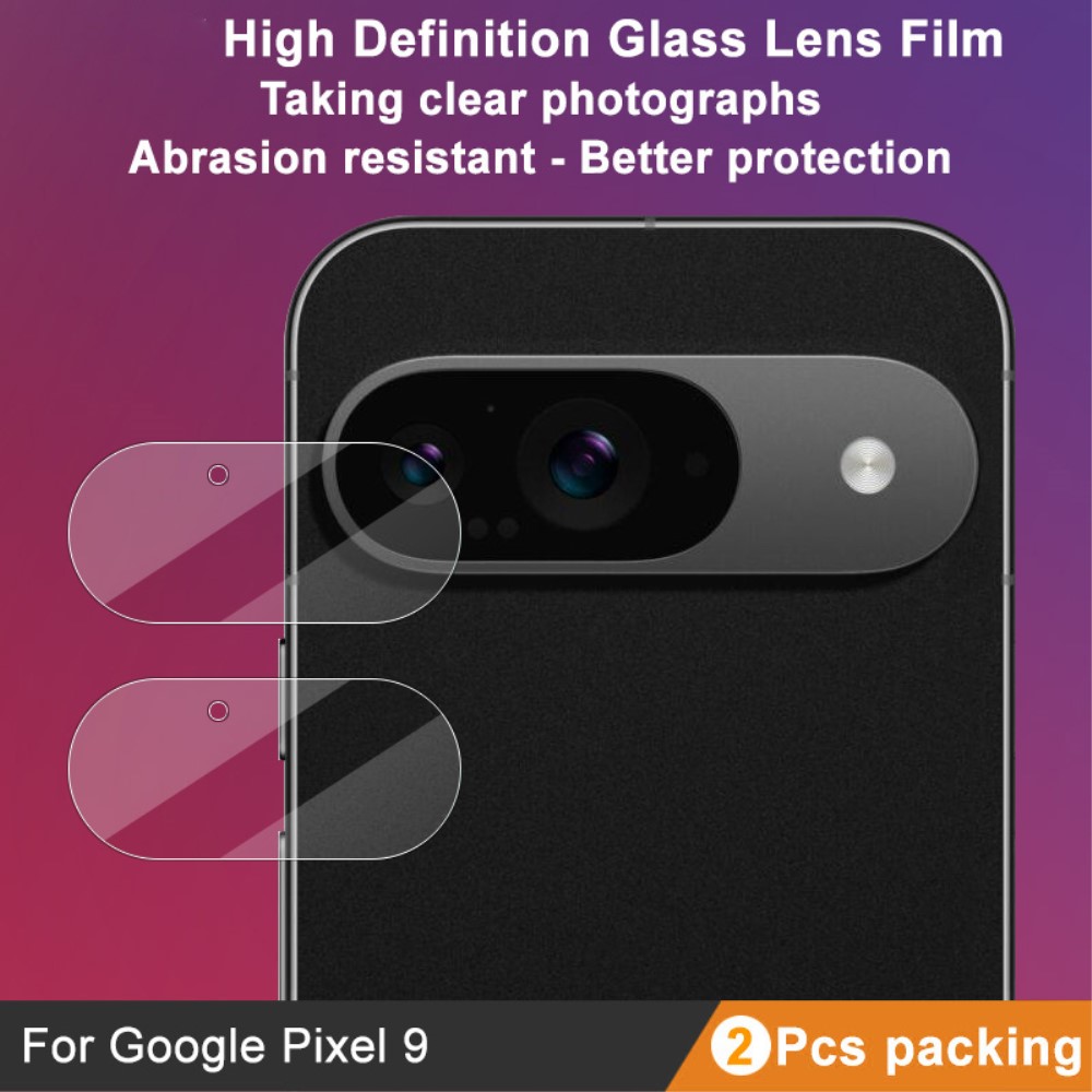 IMAK IMAK Google Pixel 9 Linsskydd 2-PACK Härdat Glas