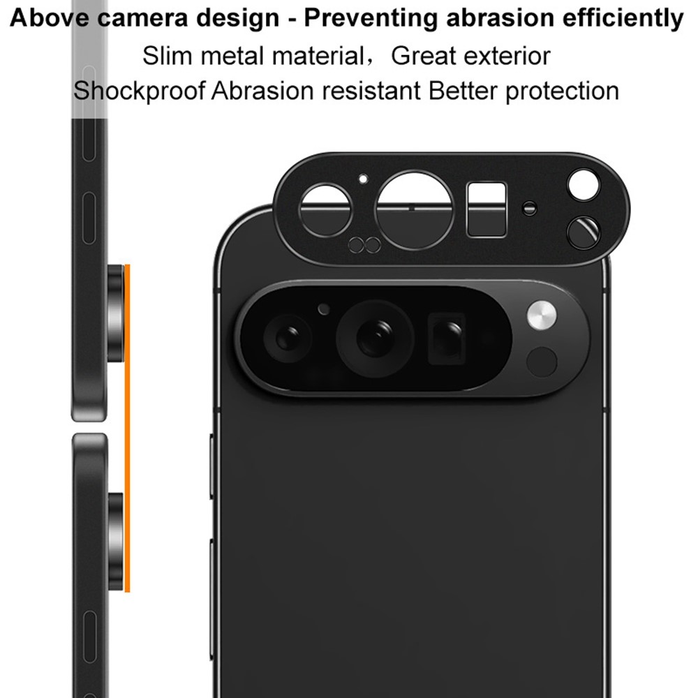 IMAK IMAK Google Pixel 9 Pro XL Linsskydd Metall Svart
