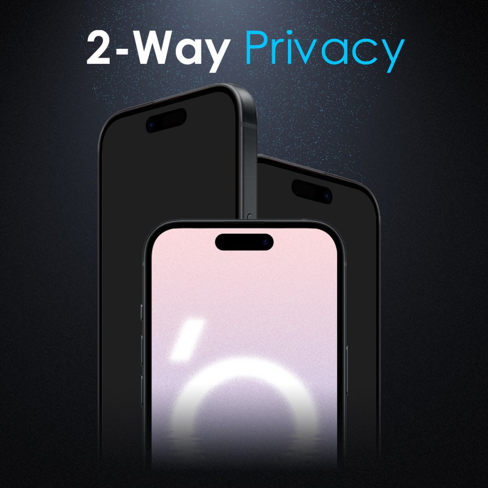NORTHJO NORTHJO iPhone 16 Skärmskydd Härdat Glas Privacy
