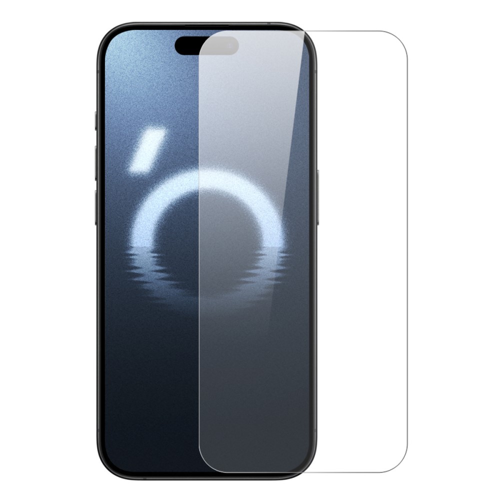 NORTHJO NORTHJO iPhone 16 Pro Max Skärmskydd Härdat Glas 2-PACK inkl. Ram