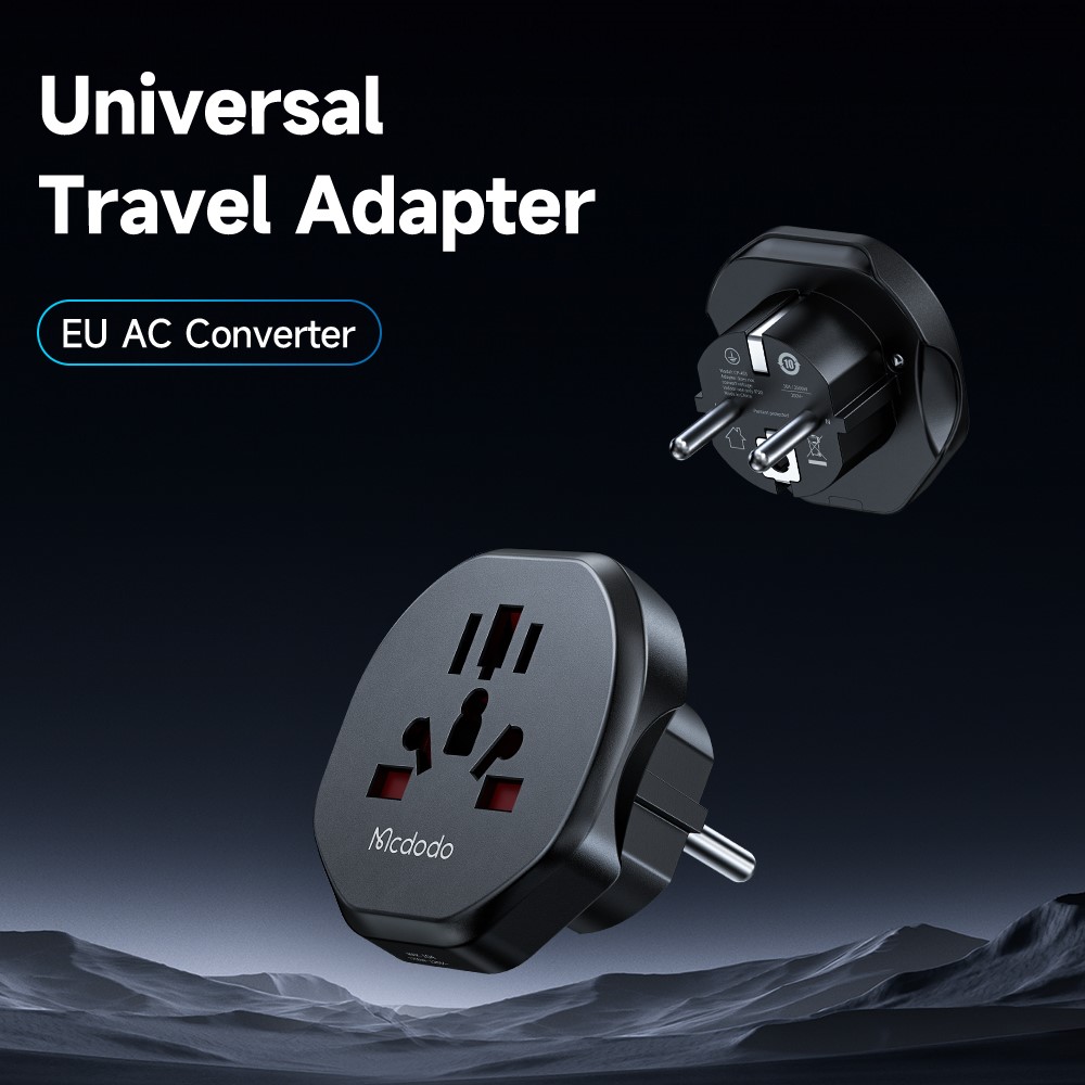 MCDODO MCDODO Universal Reseadapter EU Plugg UK/EU/US