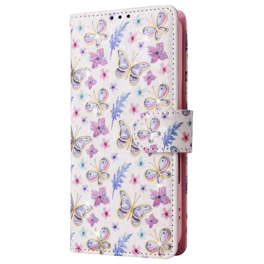  iPhone 16 Fodral Med Tryck Fjärilar / Blommor RFID