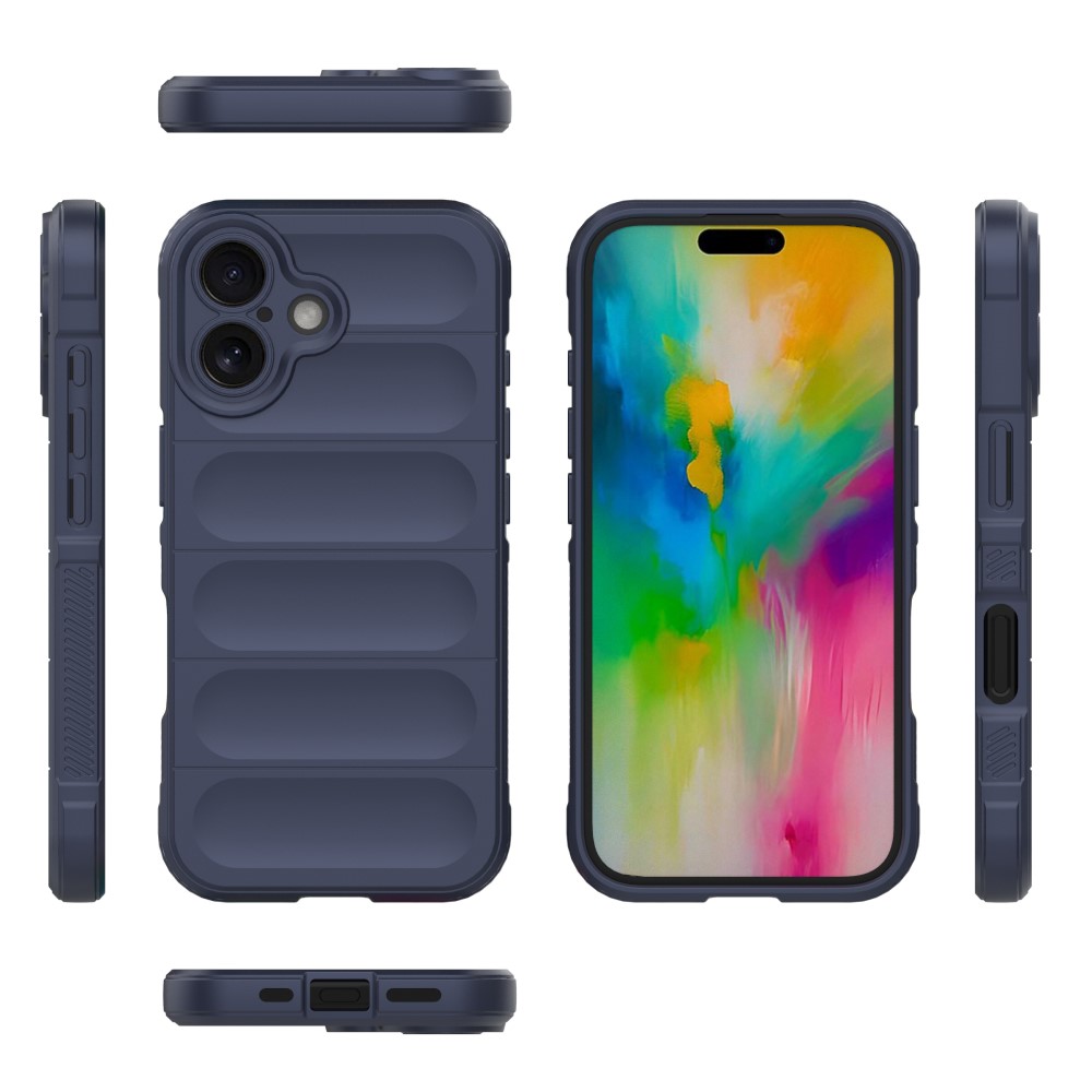  iPhone 16 Skal Magic Shield Mörk Blå