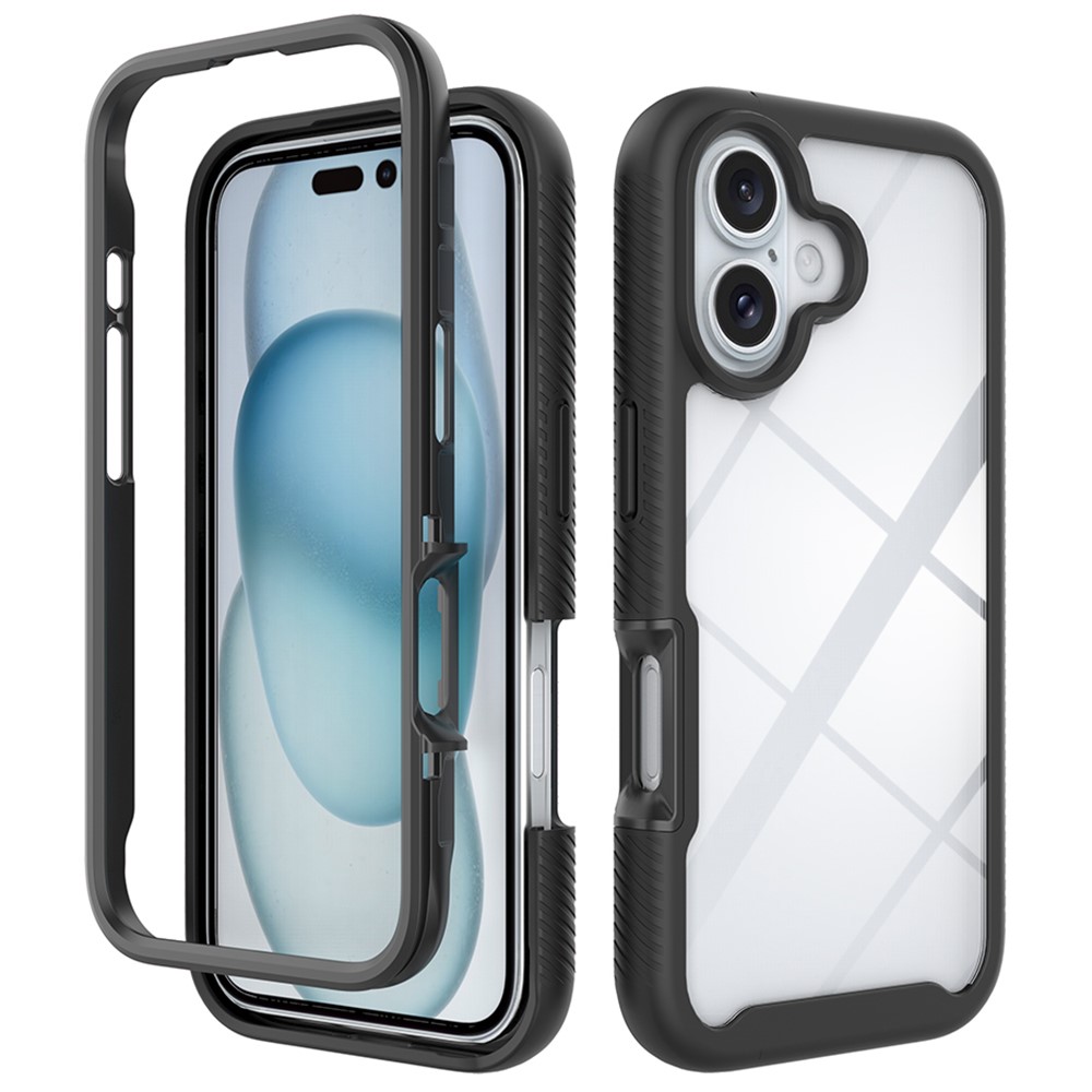  iPhone 16 Skal Hybrid Defense Svart