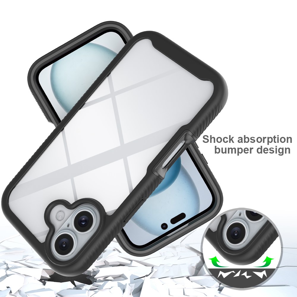  iPhone 16 Skal Hybrid Defense Svart
