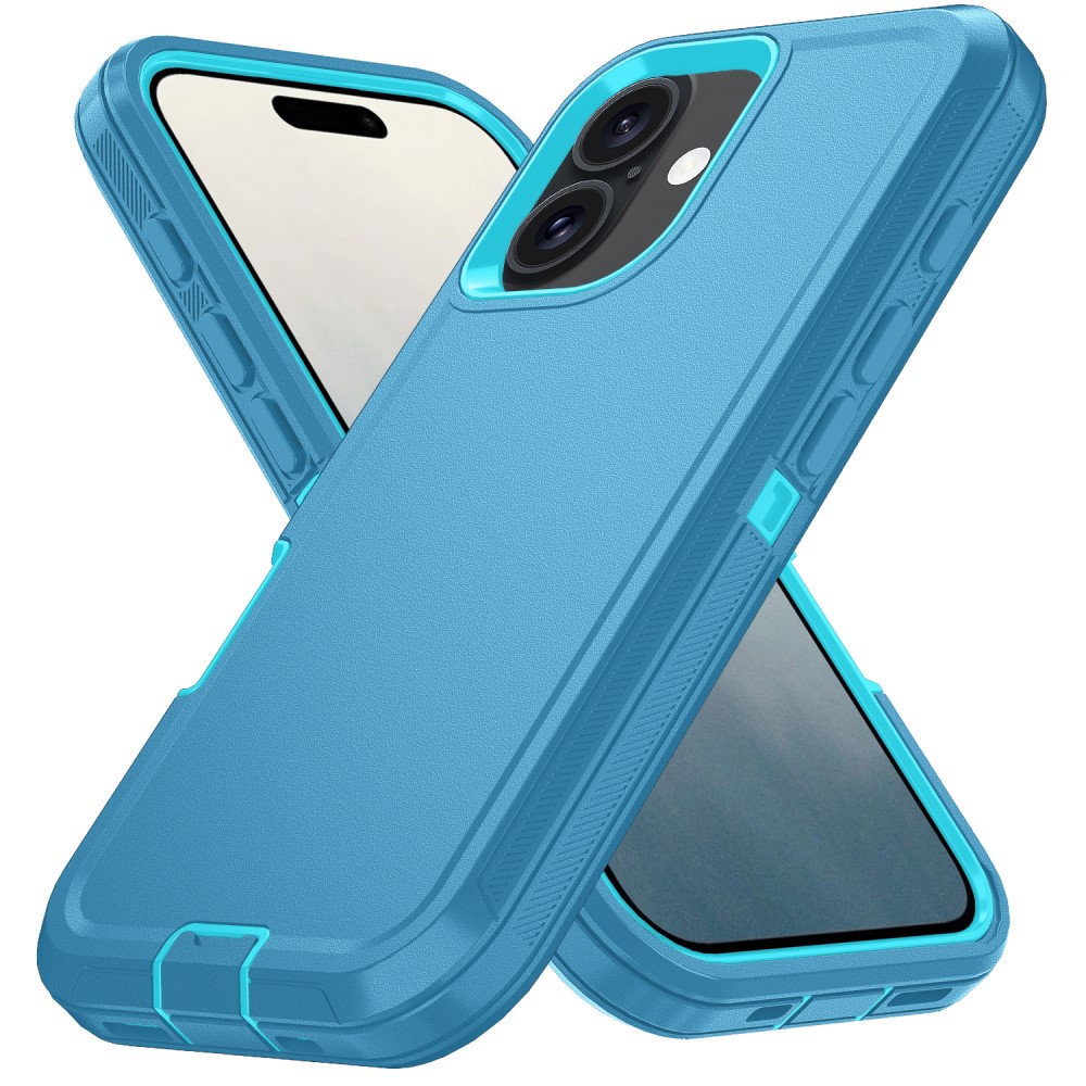  iPhone 16 Skal Extreme Shockproof Hybrid Blå