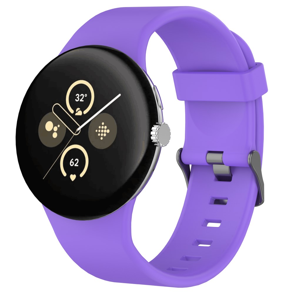  Google Pixel Watch 4 / 3 45 mm Armband Silikon Lila