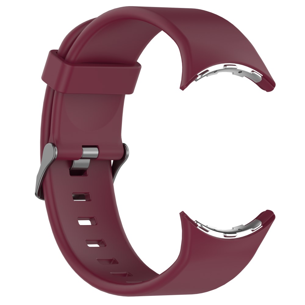  Google Pixel Watch 4 / 3 45 mm Armband Silikon Vinröd