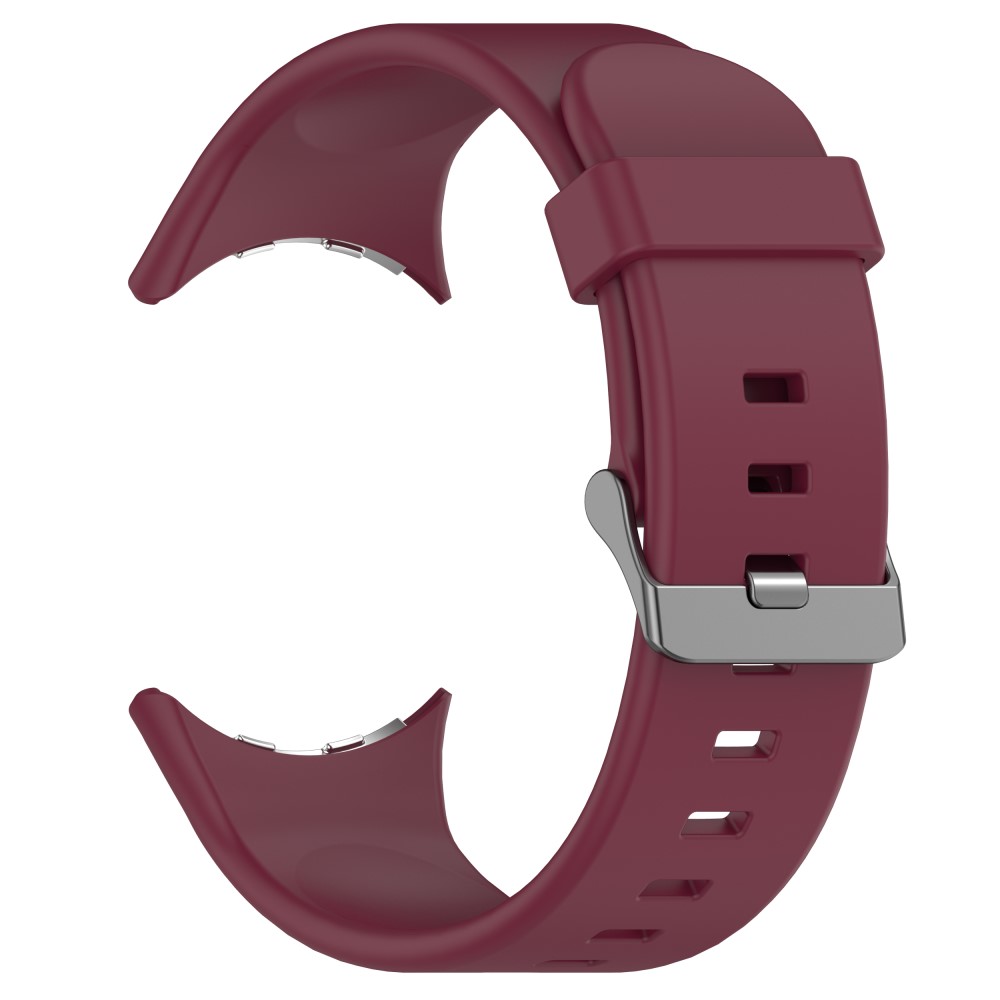  Google Pixel Watch 4 / 3 45 mm Armband Silikon Vinröd
