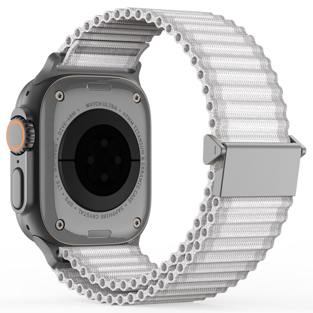 DUX DUCIS DUX DUCIS Apple Watch 38/40/41/42 mm Armband Nylon Vit