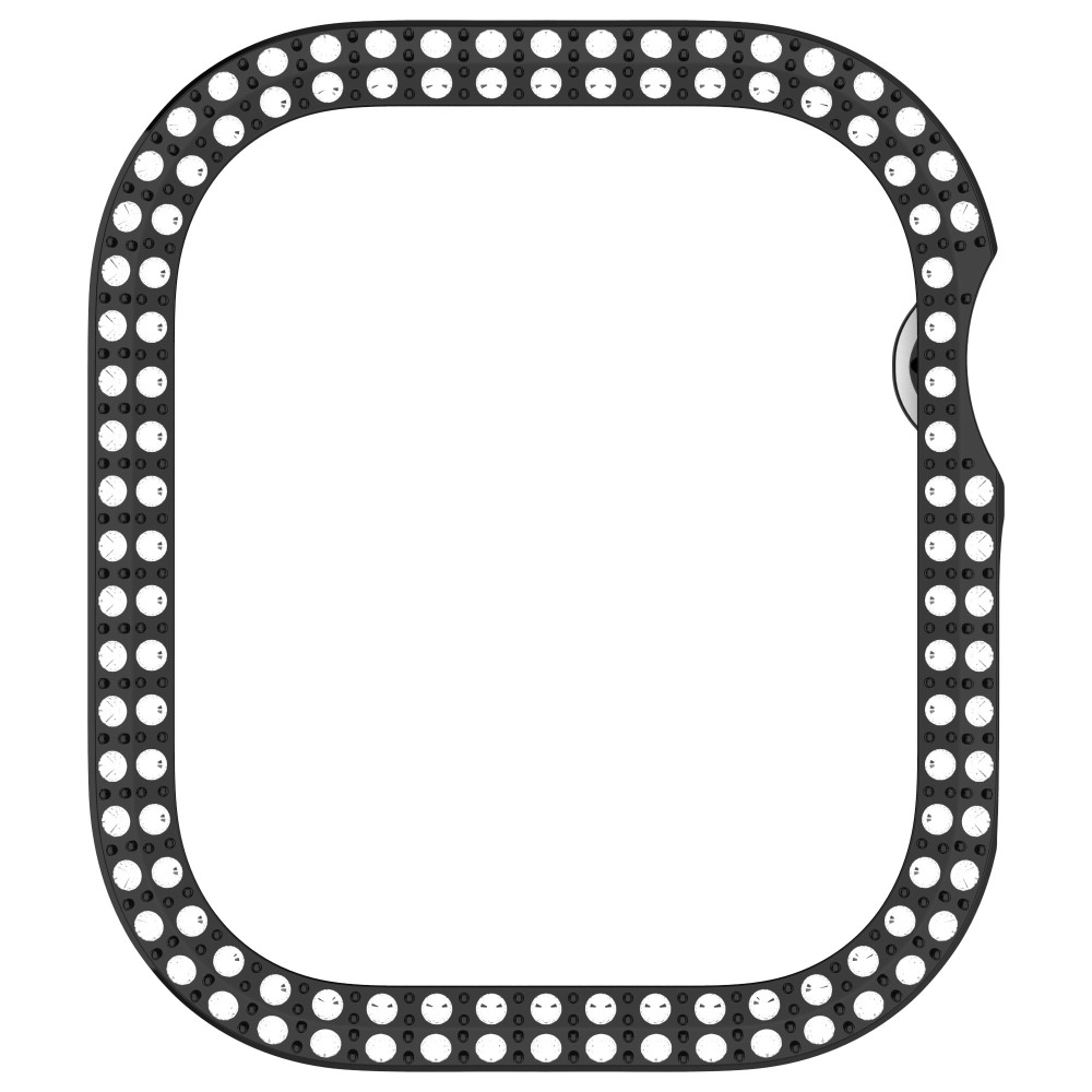  Apple Watch 10 42 mm Skal Rhinestone Svart
