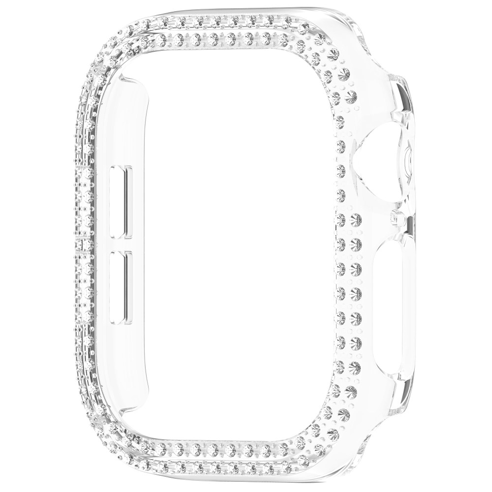  Apple Watch 10 42 mm Skal Rhinestone Transparent