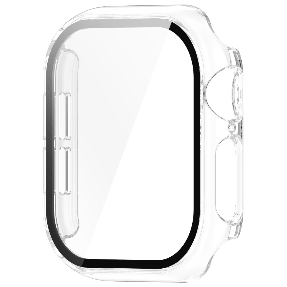  Apple Watch 10 46 mm Skal Med Skärmskydd Härdat Glas Transparent