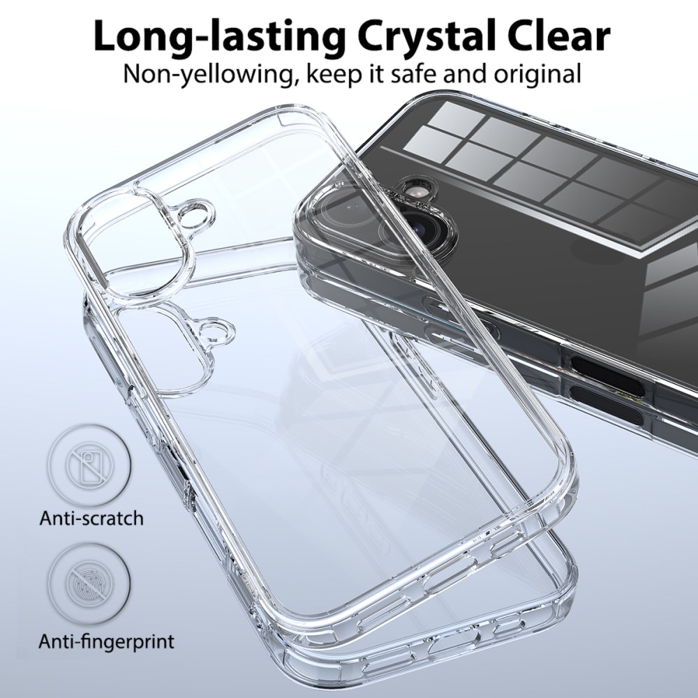  iPhone 16 Plus Skal Akryl/TPU Transparent