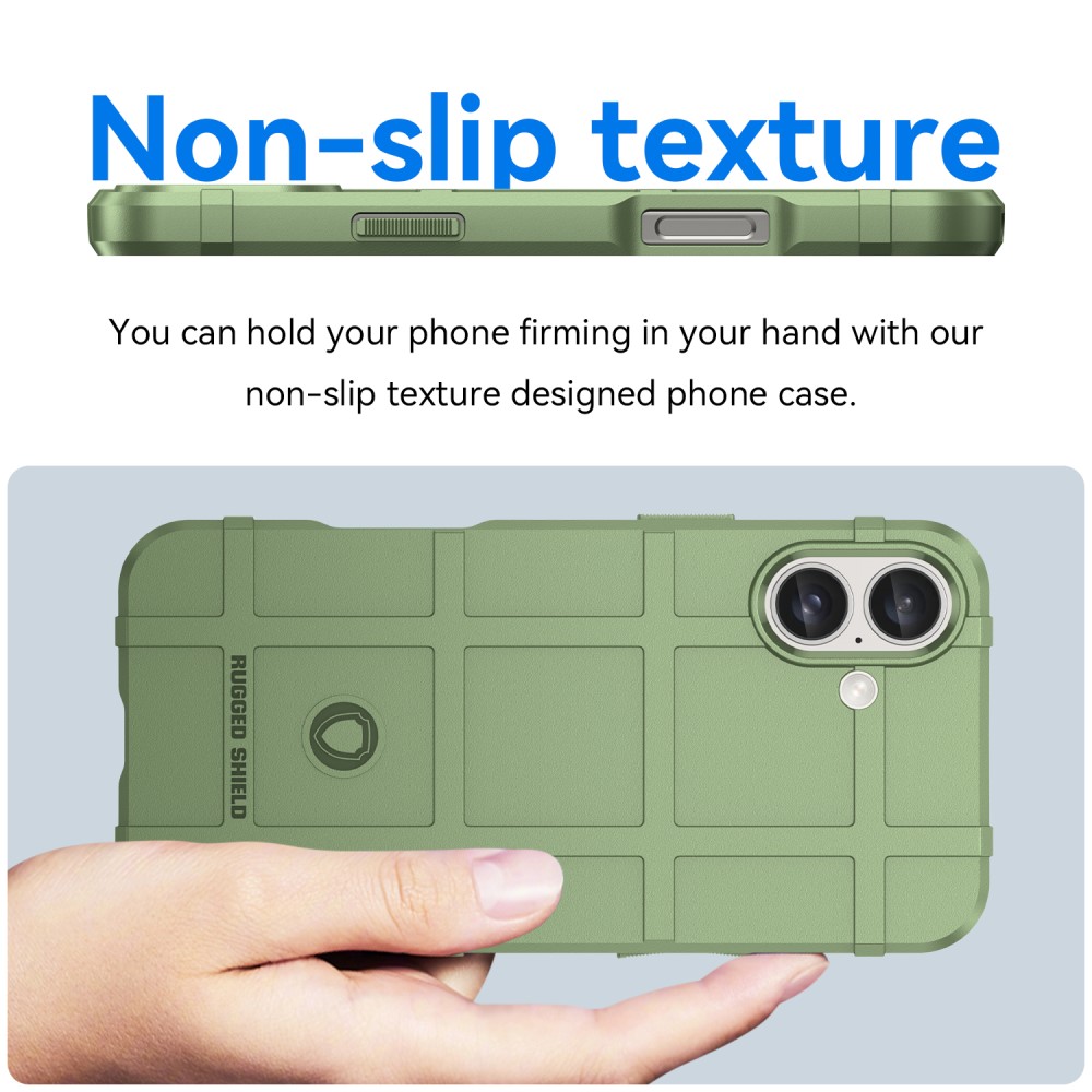  iPhone 16 Plus Skal Robust Grön