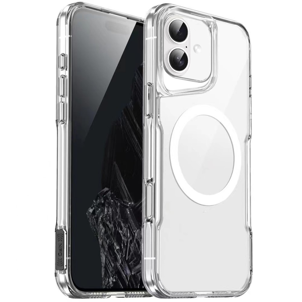  iPhone 16 Plus Skal MagSafe Hybrid Transparent