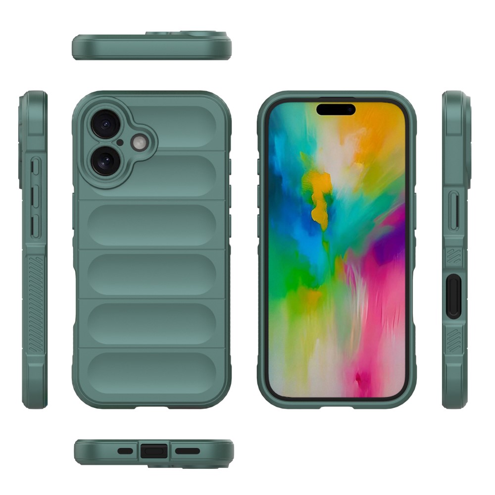  iPhone 16 Plus Skal Magic Shield Grön