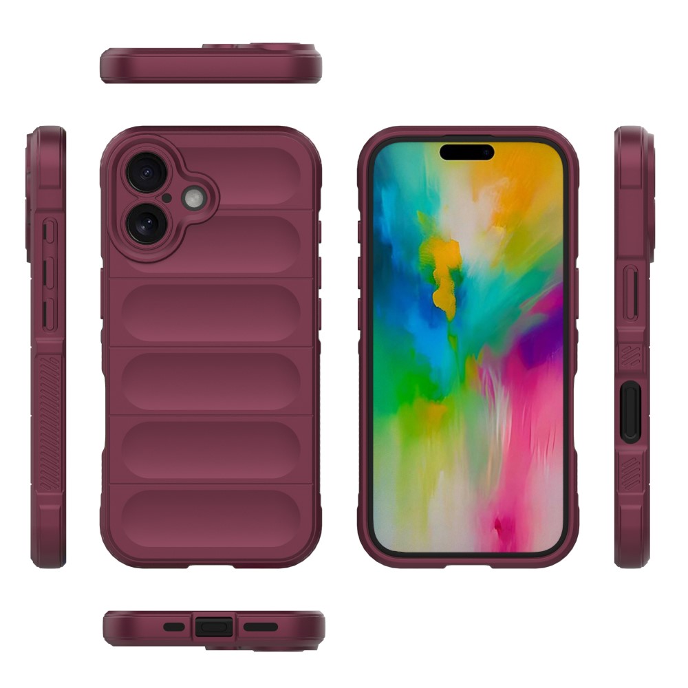  iPhone 16 Plus Skal Magic Shield Vinröd