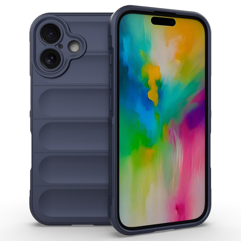 iPhone 16 Plus Skal Magic Shield Mörk Blå