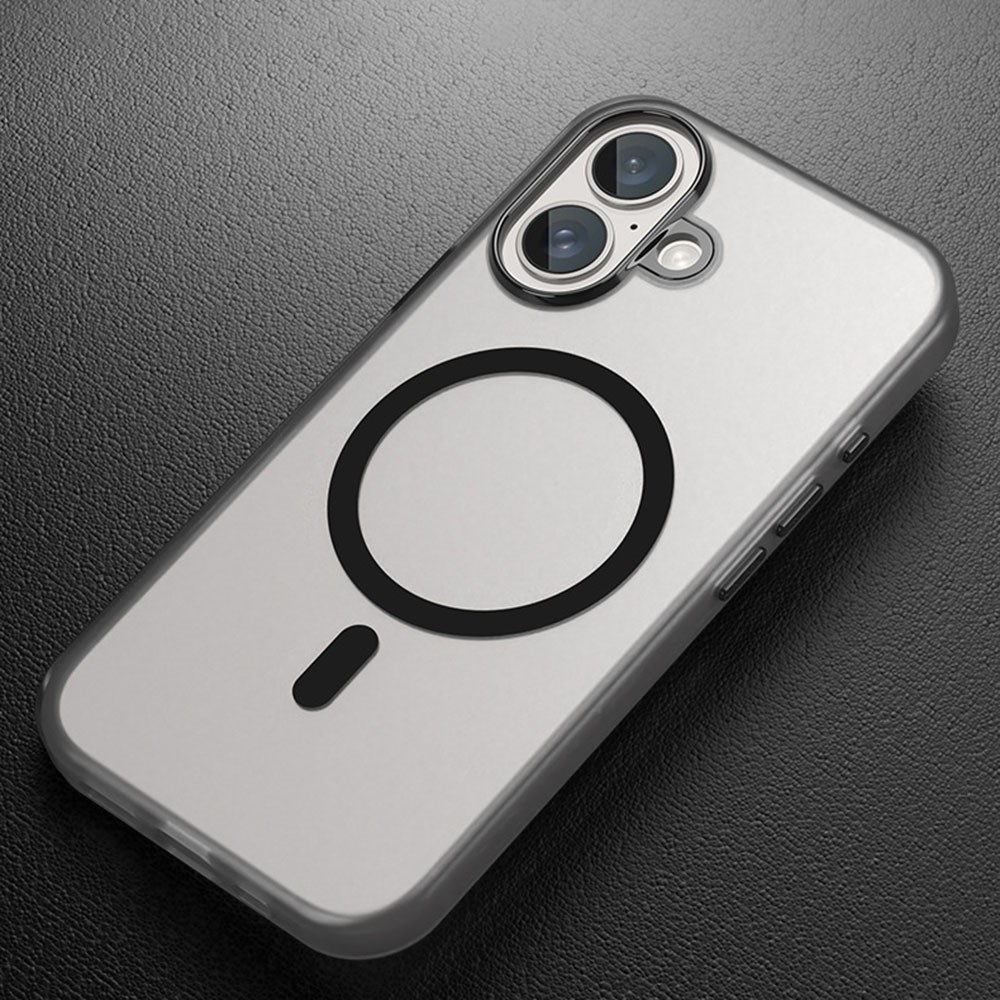  iPhone 16 Plus Skal MagSafe Skin Touch Matt Vit