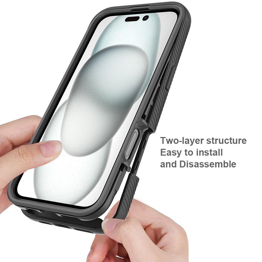  iPhone 16 Plus Skal MagSafe 360 Hybrid Defense Svart