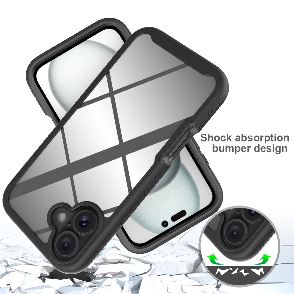  iPhone 16 Plus Skal MagSafe 360 Hybrid Defense Svart