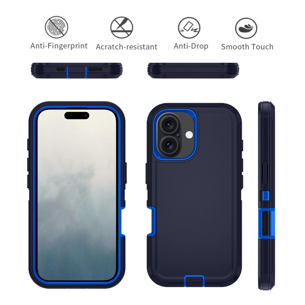  iPhone 16 Plus Skal Xtreme Shockproof Hybrid Blå