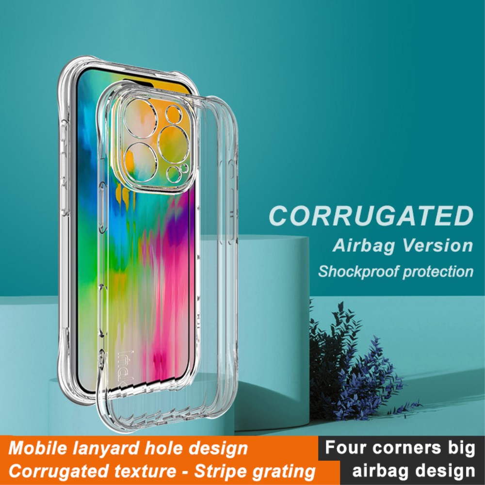 IMAK IMAK iPhone 16 Pro Max Skal Shockproof TPU Transparent