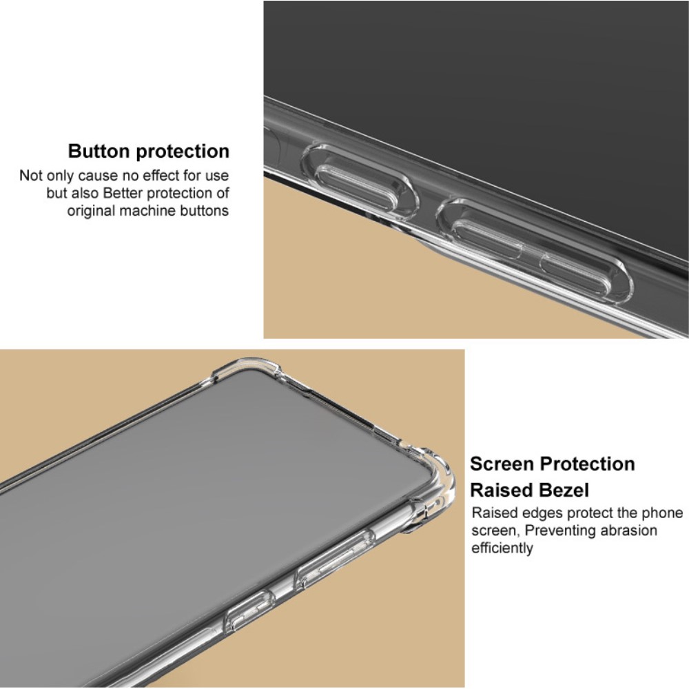 IMAK IMAK iPhone 16 Pro Skal Shockproof TPU Tonad Svart