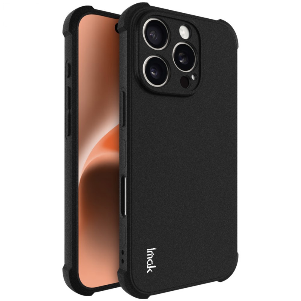 IMAK IMAK iPhone 16 Pro Skal Shockproof TPU Svart