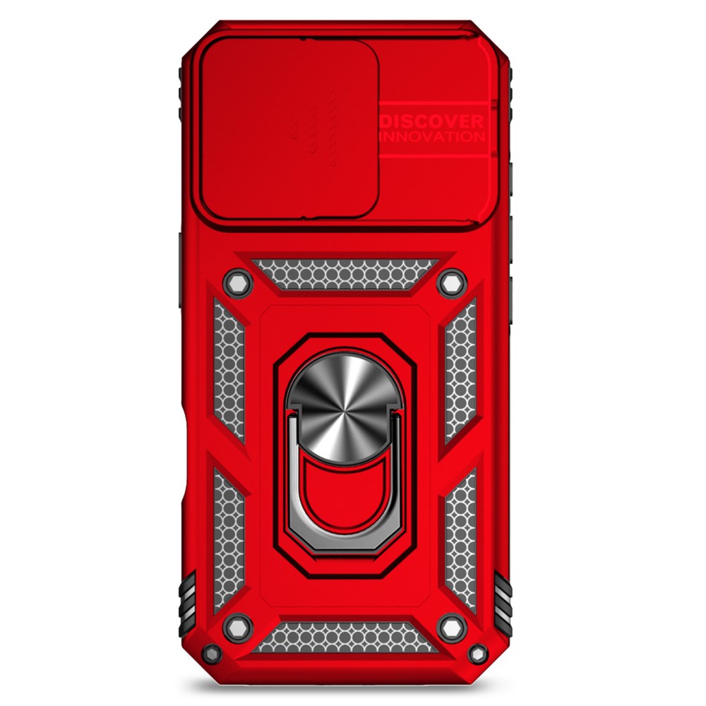  iPhone 16 Pro Max Skal CamShield Ring Hybrid Röd