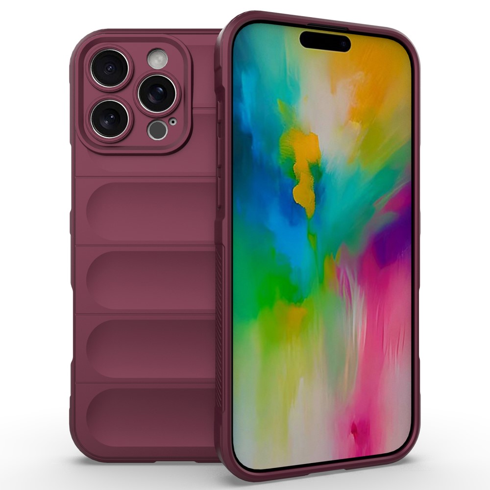  iPhone 16 Pro Max Skal Magic Shield Vinröd