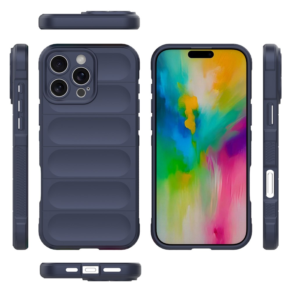  iPhone 16 Pro Skal Magic Shield Mörk Blå