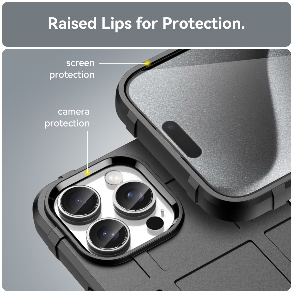  iPhone 16 Pro Skal Robust Svart